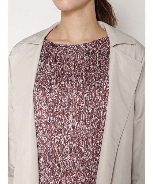 「emmi」 トレンチコート 0 ライトベージュ レディース_画像9