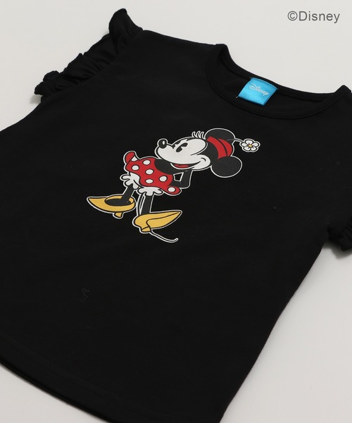 Disney（ディズニー） tシャツ 「ディズニー」ミニーマウス/肩フリルT