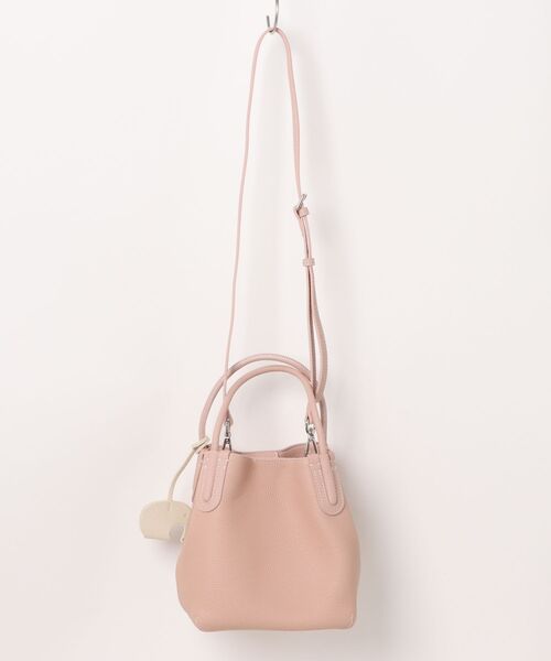 ショルダーバッグ バッグ 「 NiiNa / ニーナ 」高品質牛革  2way バケットレザーバッグ レディースの画像