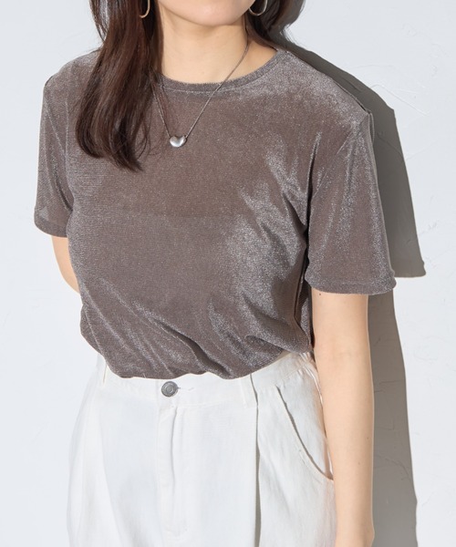 シアーベロアTシャツ tシャツ シアーベロア半袖Tシャツ レディース : ZOZOTOWN Yahoo