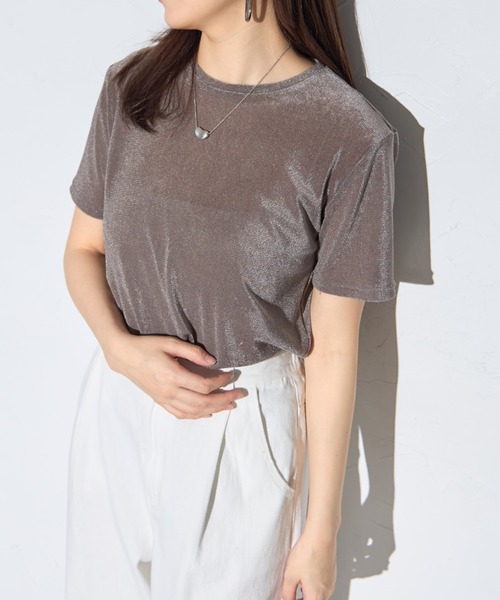 tシャツ シアーベロアT レディース tシャツ シアーベロアTシャツ レディース : ZOZOTOWN Yahoo!店