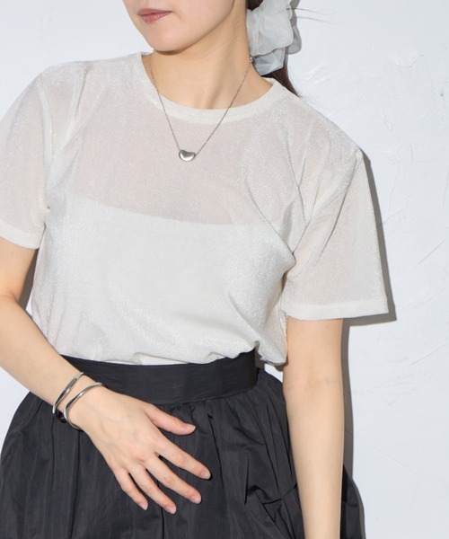シアーベロアTシャツ tシャツ シアーベロア半袖Tシャツ レディース : ZOZOTOWN Yahoo