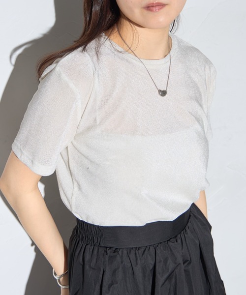 tシャツ シアーベロア半袖Tシャツ レディース : ZOZOTOWN Yahoo