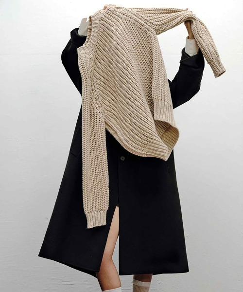 TODAYFUL」 長袖ニット FREE アウトレット ベージュ レディース