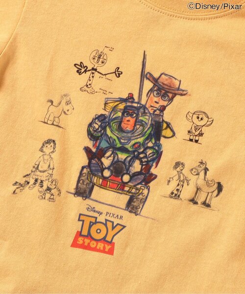 ヴィンテージ 古着　キッズ トイ・ストーリー Tシャツ 赤 Disney tシャツ 「ディズニーキャラクター」「トイ・ストーリー