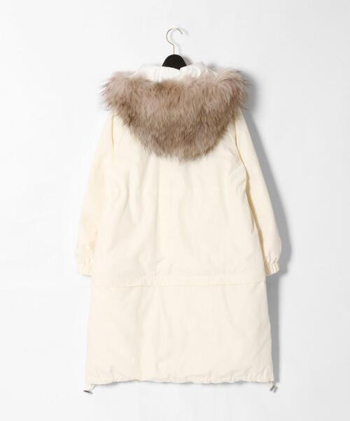 シャギー ダウンコート 38サイズGRACE CONTINENTAL GRACE CONTINENTAL（グレースコンチネンタル） ダウンコート 38