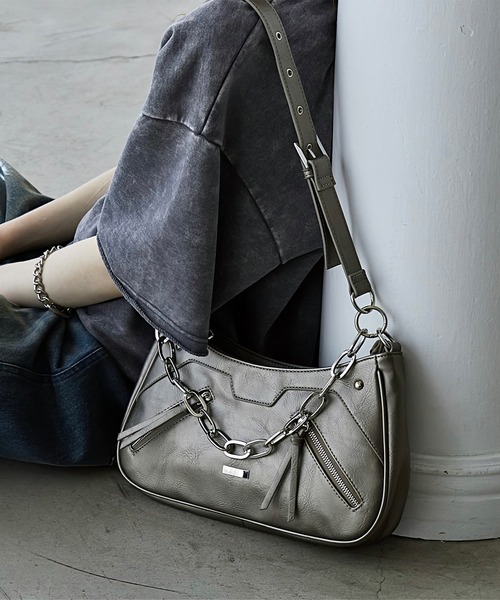 Spielio ショルダーバッグ 「Spielio」Half moon chain bag