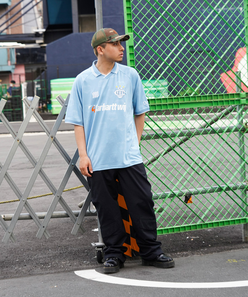 CARHARTT ハートのフットボールTシャツ 【関税込】 Carhartt tシャツ 「carhartt/カーハート」S/S HARTTS FOOTBALL