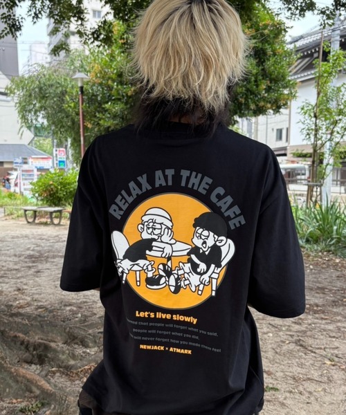 ATMARK tシャツ 「2サイズ展開 / UNISEX 」NEWJACK×ATMARK