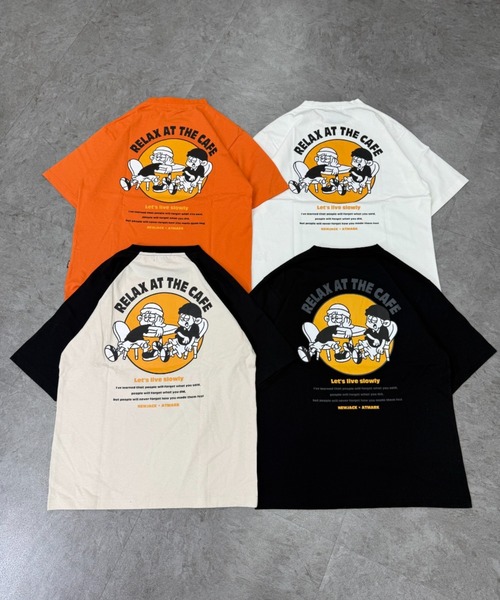 ATMARK tシャツ 「2サイズ展開 / UNISEX 」NEWJACK×ATMARK 