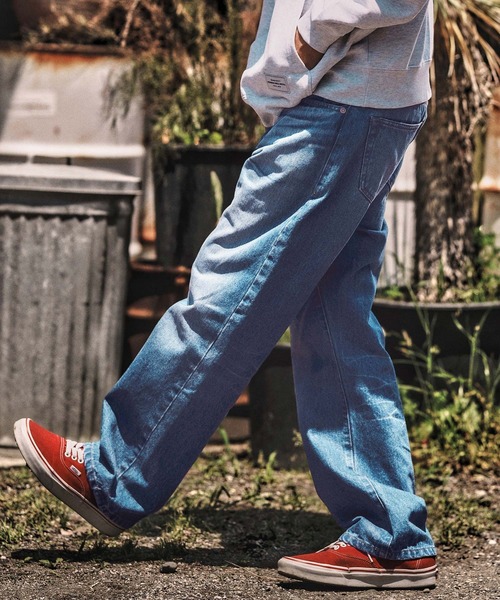 WONDER WALL MOTEL ジーンズ mp13762- DENIM 5POCKET PANTS デニム