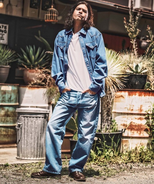 WONDER WALL MOTEL ジーンズ mp13762- DENIM 5POCKET PANTS デニム