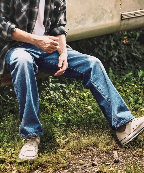 WONDER WALL MOTEL ジーンズ mp13762- DENIM 5POCKET PANTS デニム