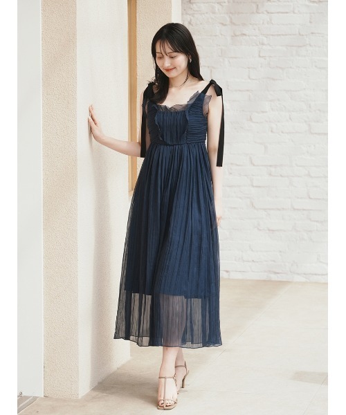SNIDEL ワンピース シアーシフォンワッシャーワンピース
