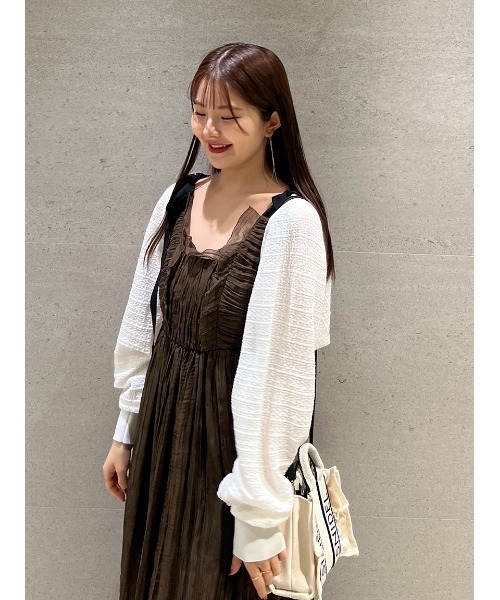 【タグ付き新品】SNIDEL スナイデル シアーシフォンワッシャーワンピース シアーシフォンワッシャーワンピース(マキシ・ロングワンピース