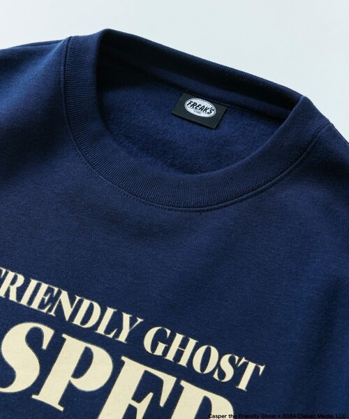 「FREAK'S STORE」 スウェットカットソー SMALL グレイッシュベージュ メンズ_画像3