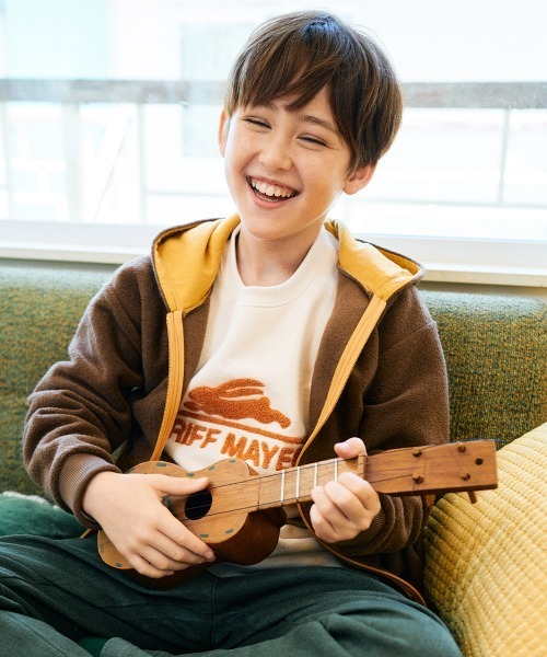 KRIFF MAYER Kid's Collection パーカー 「ふんわり裏起毛」かるポカパーカー キッズ 子供服 男の子 女の子 ...