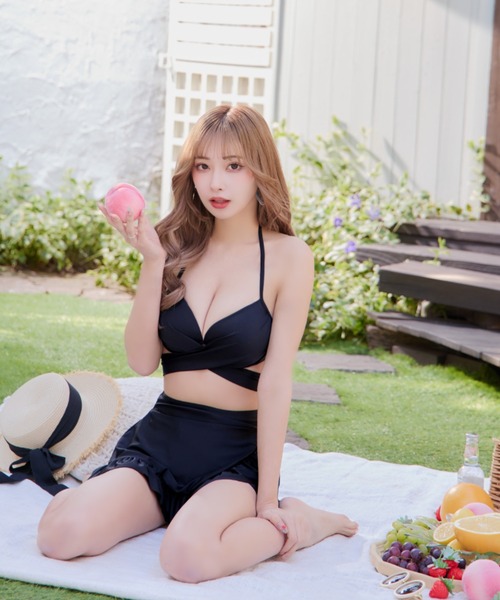 sugar nine 水着 ホルターネックハイウエストビキニ 3点セット「ビキニ