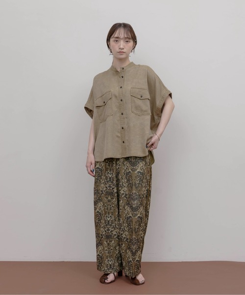 新品タグ付き　現行　eimee law　ロゴテープベルトチノパン　パンツ Eimee Law パンツ テキスト馬柄ptパイピングセンタープレス