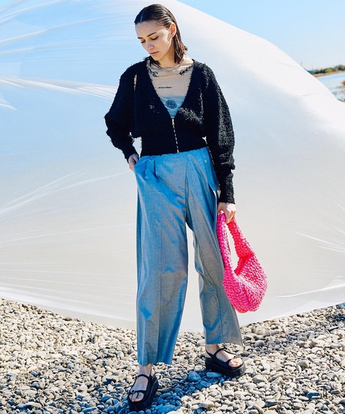 MAISON SPECIAL（メゾンスペシャル） ニットカーディガン FREE ピンク