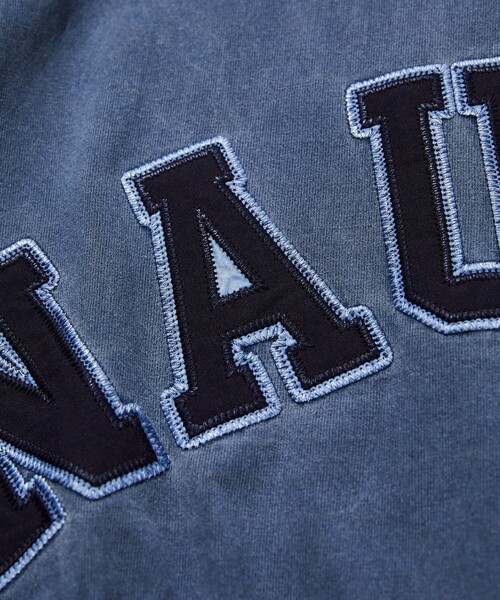 「NAUTICA」 半袖Tシャツ MEDIUM ベージュ メンズ