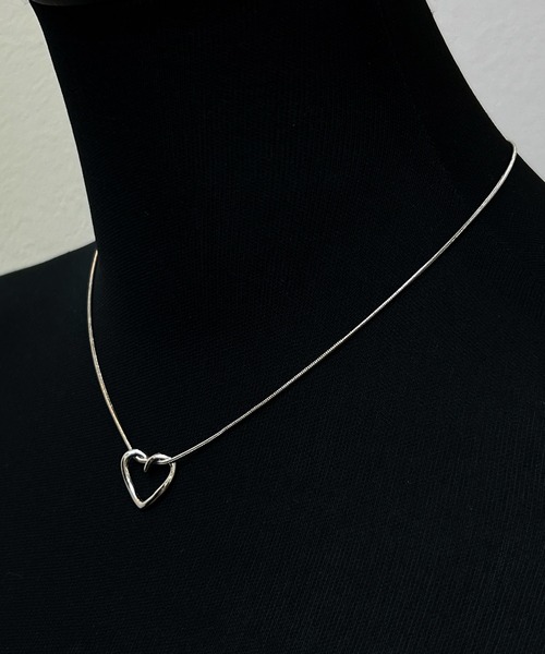 Blanc de Blue ネックレス シルバー オープンハートネックレス