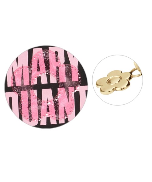 すぐ届く MARY QUANT* ピンクエポデイジー ラウンドポーチ MARY QUANT ポーチ マリークワント mary quant クリアデイジー