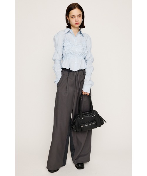 SLY ブラウス シャツ 「新色追加」RANDOM SHIRRING TOPS