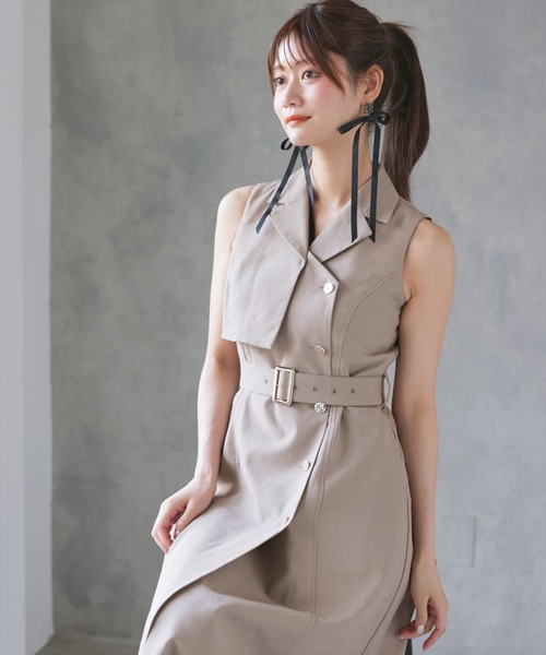 AND COUTURE ワンピース トレンチジレワンピース : ZOZOTOWN