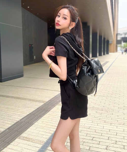 COCOTTE PARIS キルティングリュック ナイロン調 キルティングバッグ – Cocotte paris