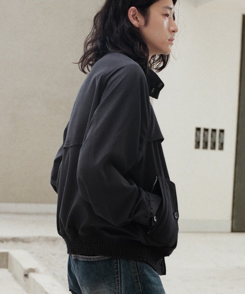 WYM LIDNM ブルゾン アウター PE PLAID HARRINGTON JACKET