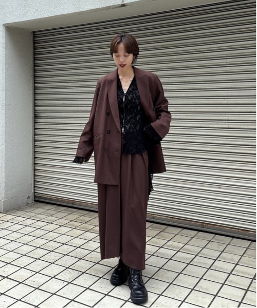 Ameri（アメリ） tシャツ UND 2WAY CUT LACE FRILL TOP レディース
