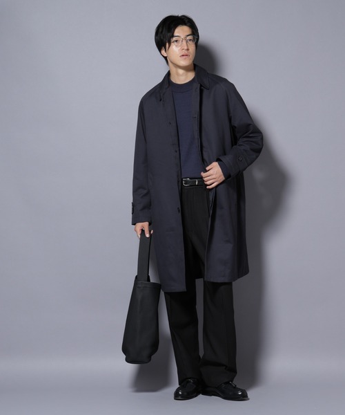 NANO universe（ナノ・ユニバース） ステンカラーコート コート 微起毛