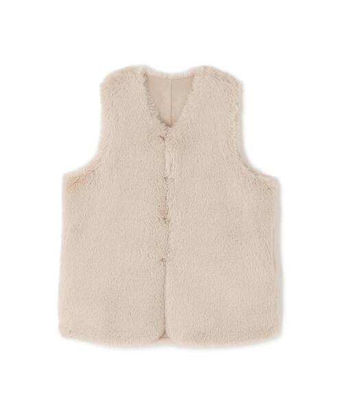 Risley コート アウター Risley/リズレー/ラビットファー風ベスト