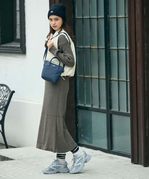 LACOSTE（ラコステ） ダウンベスト ベスト クロップド丈 撥水 THERMORE