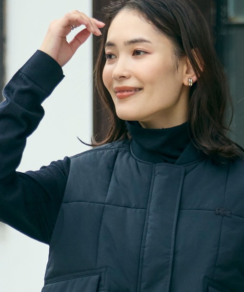 LACOSTE（ラコステ） ダウンベスト ベスト クロップド丈 撥水 THERMORE