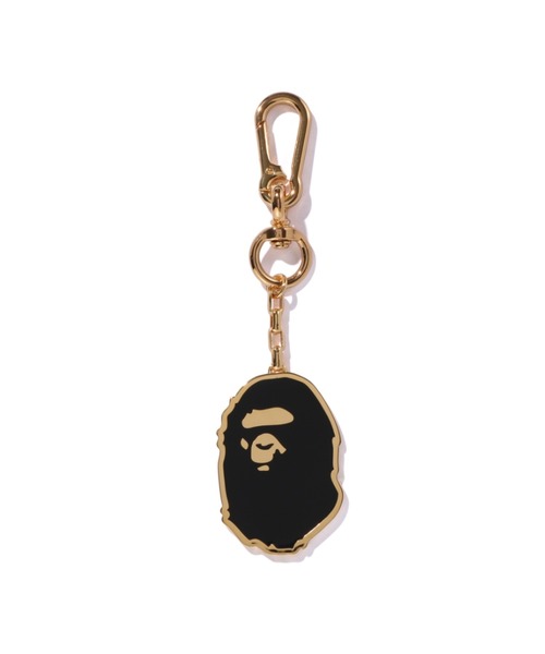 A BATHING APE（アベイシングエイプ） キーホルダー APE HEAD CHARM