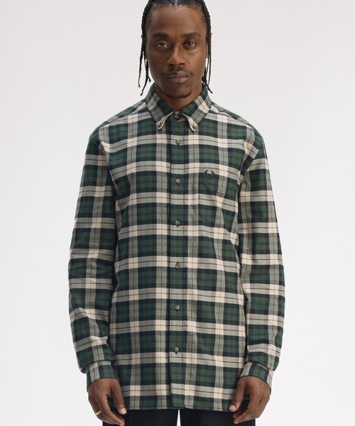FRED PERRY（フレッドペリー） シャツ Brushed Twill Tartan Shirt