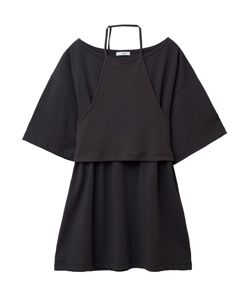 CLANE（クラネ） tシャツ 半袖 「CLANE/クラネ」HALTER BUSTIER SET