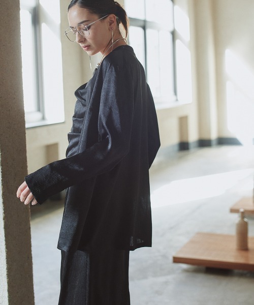 Callarus ドレス 「セットアップ」クラッシュサテンセットアップ（ノー