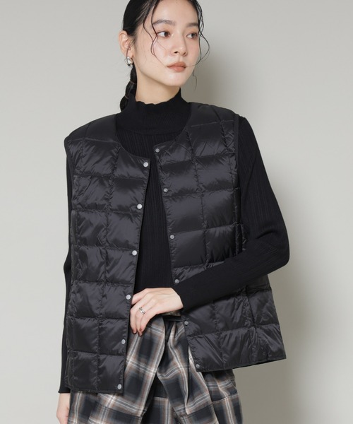 【極美品】デュベティカ DUVETICA ダウンベスト size 40 DUVETICA（デュベティカ） ダウンベスト 40 ネイビー レディース