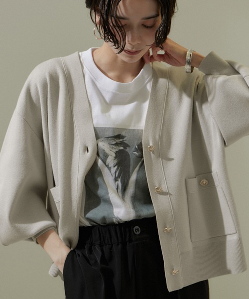 SALON adam et rope'（サロン アダム エ ロペ） ニットカーディガン