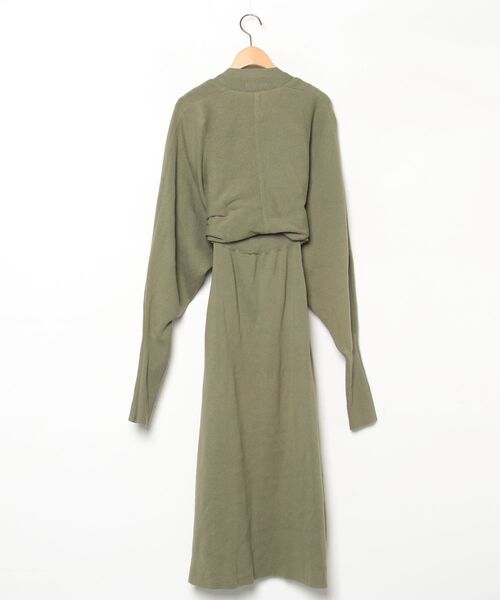 STYLEMIXER（スタイルミキサー） 長袖ワンピース SMALL グリーン
