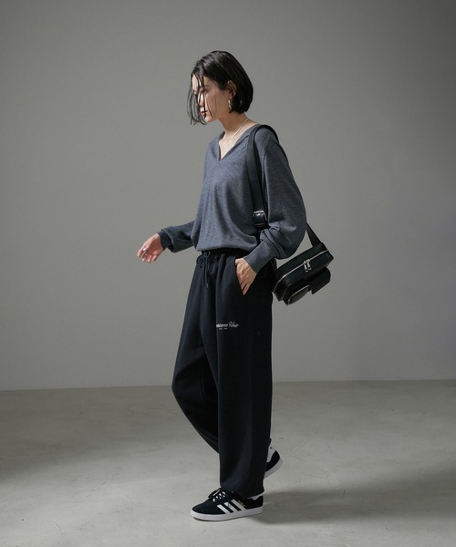 「AMERICANA」 スウェットパンツ FREE ブラック レディース_画像7
