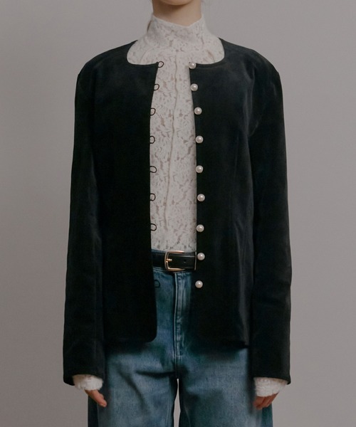LE CIEL BLEU（ルシェルブルー） tシャツ ハイネックストレットレース