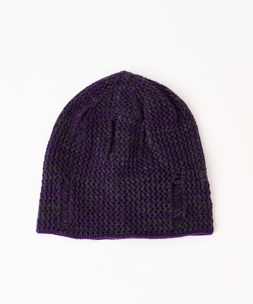 BEEDEN ニット帽 ニットキャップ レディース REVERSIBLE TWO TONE