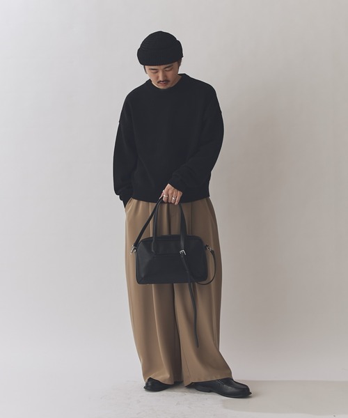 Lui's（ルイス） ショルダーバッグ スムースボストンバッグ メンズ