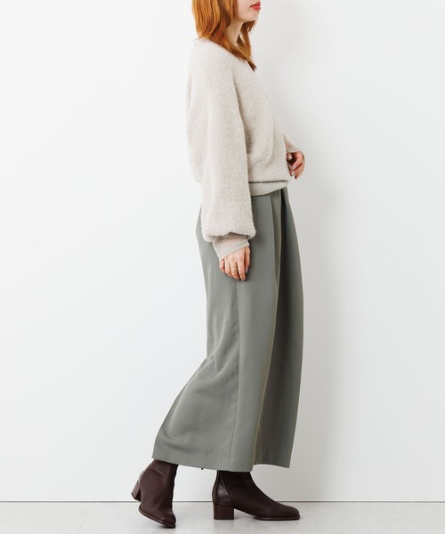 「HIMIKO」 ショートブーツ 25.0cm カーキ レディース_画像6