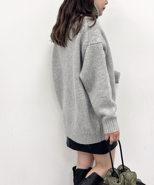 「U by SPICK&SPAN」 長袖ニット - ピンク レディース_画像4