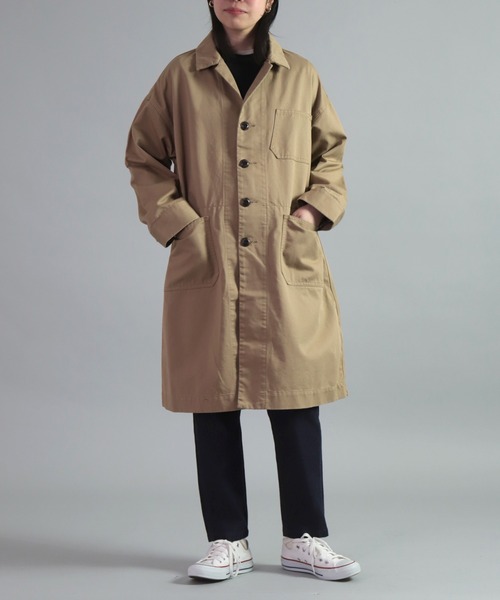 「OMNIGOD」 スプリングコート FREE ネイビー レディース_画像2